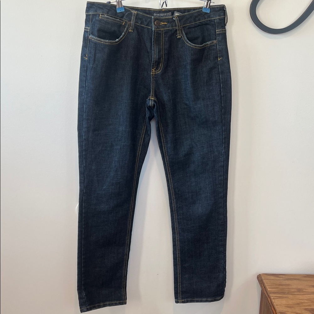 Apt. 9  Deep Blue Straight Denim Jeans
